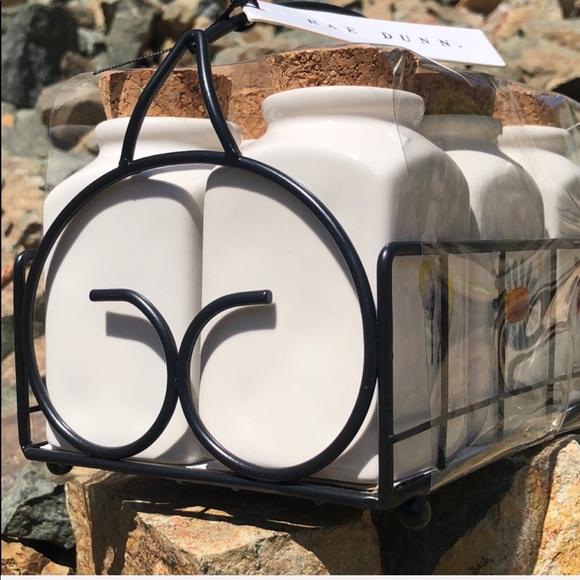 Rae Dunn🌻WaterColor Set of 6 Spice Jars🌻 - Picture 7 of 8